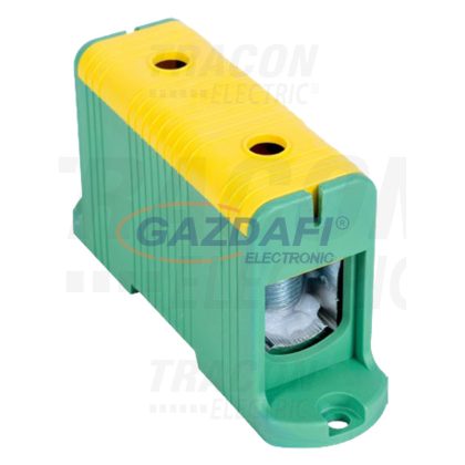   TRACON FLEAL-240/1ZS Főáramköri leágazó kapocs, felületre szerelhető, zöld/sárga 35-240mm2, max. 800VAC, max.425A