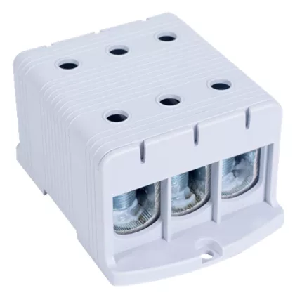   TRACON FLEAL-240/3 Főáramköri leágazó kapocs, felületre szerelhető, szürke 35-240mm2, max. 1000VAC/1500VDC, max.425A