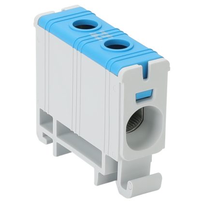   TRACON FLEAL-35/1K Főáramköri leágazó kapocs, sínre szerelhető, kék 2.5-35mm2, max. 1000VAC, 1500VDC, max.135A