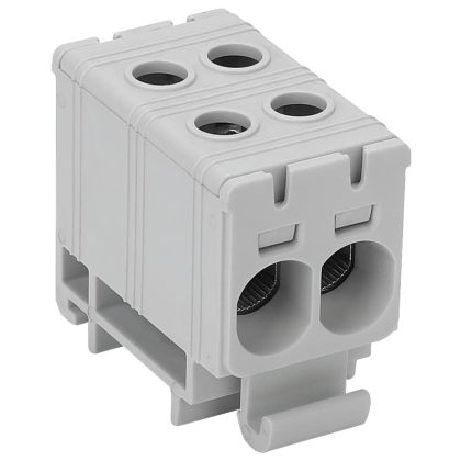   TRACON FLEAL-35/2 Főáramköri leágazó kapocs, sínre szerelhető, szürke 2.5-35mm2, max. 1000VAC, 1500VDC, max.135A