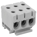   TRACON FLEAL-50/1X3 Főáramköri leágazó kapocs, sínre szerelhető, szürke 2.5-50mm2, max. 1000VAC, 1500VDC, 3×max.160A