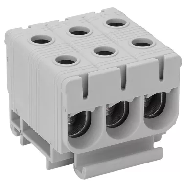 TRACON FLEAL-50/1X3 Főáramköri leágazó kapocs, sínre szerelhető, szürke 2.5-50mm2, max. 1000VAC, 1500VDC, 3×max.160A