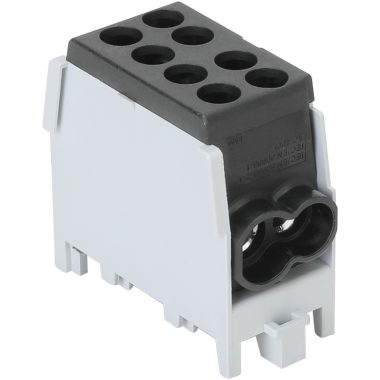 TRACON FLECU-25-16-2F Főáramköri leágazó kapocs, sínre szerelhető, fekete 2.5-25mm2, max. 