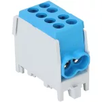   TRACON FLECU-25-16-2K Főáramköri leágazó kapocs, sínre szerelhető, kék 2.5-25mm2, max. 1000VAC/DC, max.101A