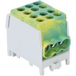  TRACON FLECU-25-16-3ZS Főáramköri leágazó kapocs, sínre szerelhető, zöld/sárga 2.5-25mm2, max. 1000VAC/DC, max.101A