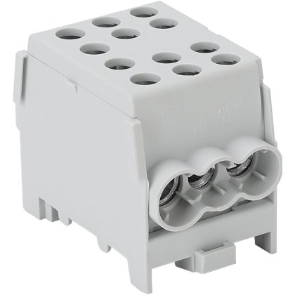   TRACON FLECU-35-25-3 Főáramköri leágazó kapocs, sínre szerelhető, szürke 6-35mm2, max. 1000VAC/DC, max.125A
