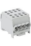 TRACON FLECU-35-25-4 Főáramköri leágazó kapocs, sínre szerelhető, szürke 6-35mm2, max. 100