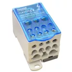   TRACON FLSO120 Fővezetéki leágazó sorkapocs nyitható fedéllel 1×120(95)mm2/5×25(16),4×16(10),2×35(25)mm2, 1000VAC/DC, 250A