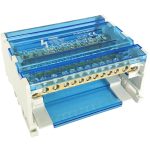 TRACON FLSO16-4P11 Moduláris elosztóblokk nyitható fedéllel 3×16(10) mm2 / 8×10(6) mm2, 50