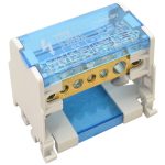 TRACON FLSO25-2P7 Moduláris elosztóblokk nyitható fedéllel 1×25(25)mm2 / 3×10(6)mm2, 3×16(
