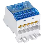   TRACON FLSO70-10 Fővezetéki leágazó sorkapocs nyitható fedéllel 1×70(50)mm2 / 10×16mm2, 690VAC/DC, 175A