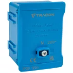   TRACON FSK35K Fővezetéki sorozatkapocs, plombálható, kék 2x35mm2 / 3x35mm2, 690VAC, 100A