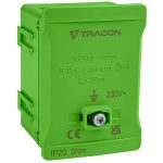 TRACON FSK35Z Fővezetéki sorozatkapocs, plombálható, zöld 2x35mm2 / 3x35mm2, 690VAC, 100A