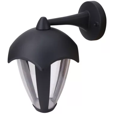 TRACON GARD8W LED-es kültéri fali lámpa, lógó karos 230 VAC, 50 Hz, 8 W, 550 lm, 3000 K, IP54, EEI=G