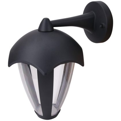 TRACON GARD8W LED-es kültéri fali lámpa, lógó karos 230 VAC, 50 Hz, 8 W, 550 lm, 3000 K, I