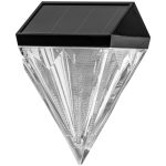   TRACON GARDIA Napelemes kerti falilámpa 0,05W, 3000K, 7 lm, 1,2V/600mAh NI-MH, IP44