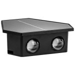   TRACON GARSL3 Napelemes kerti falilámpa 0,3W, 3000/4000K, 30 lm,3,7V/1300mAh Li, IP44