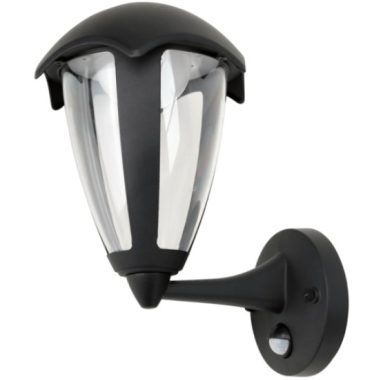 TRACON GARUM8W LED outdoor wall lamp motion-resistant arm 230 VAC, 50 Hz, 8 W, 550 lm, 3000 K, IP54, EEI = A +