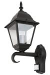 TRACON GARUME27 Outdoor wall lamp with motion-sensitive lever 230VAC, 50Hz, E27, max.60W, IP54, EEI = A ++, A +, A, B, C, D, E