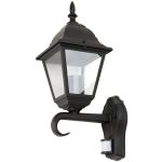   TRACON GARUME27 Kültéri fali lámpa mozgásérz.álló karos 230VAC, 50Hz, E27, max.60W, IP54