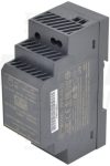 TRACON HDR-30-24 DIN sínre szerelhető tápegységszabályozható DC kimenettel 85-264 VAC / 21,6-29 VDC; 36 W; 0-1,5 A