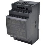   TRACON HDR-60-12 DIN sínre szerelhető tápegységszabályozható DC kimenettel 85-264 VAC / 10,8-13,8 VDC; 54 W; 0-4,5 A