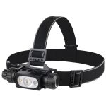 TRACON HL1700R LED fejlámpa, cserélhető akkumulátorral 10 W, 1700 lm, 3,7 V, 2000 mAh, 186