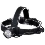 TRACON HL2000 LED fejlámpa, cserélhető akkumulátorral 10 W, 2000 lm, 3,7 V, 4000 mAh, 2170