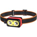 TRACON HL700COBR LED fejlámpa 5 W, 700 lm, 3,7 V, 1200 mAh, 102540, IP44