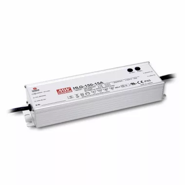 TRACON HLG-150H-12A Professzionális fém házas LEDmeghajtó 90-305 VAC / 12 VDC; 150 W; 0-12,5 A; PFC; IP65 TRACON HLG-150H-12A Professzionális fém házas LEDmeghajtó 90-305 VAC / 12 VDC; 150 W; 0-12,5 A; PFC; IP65