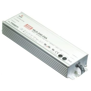 TRACON HLG-240H-24A Professional metal cover LED driver 90-305 VAC / 24 VDC; 240 W; 0-10 A; PFC; IP65