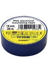 TRACON IT20B Szigetelőszalag, kék 20m×18mm, PVC, 0-80°C, 5.5kV/mm, 10 db/csomag TRACON IT20B Szigetelőszalag, kék 20m×18mm, PVC, 0-80°C, 5.5kV/mm, 10 db/csomag