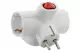 TRACON KACS3 Csatlakozóaljzat adapter kapcsolóval, fehér 3×SCHUKO, 250 VAC, 16 A, max. 3680 W TRACON KACS3 Csatlakozóaljzat adapter kapcsolóval, fehér 3×SCHUKO, 250 VAC, 16 A, max. 3680 W