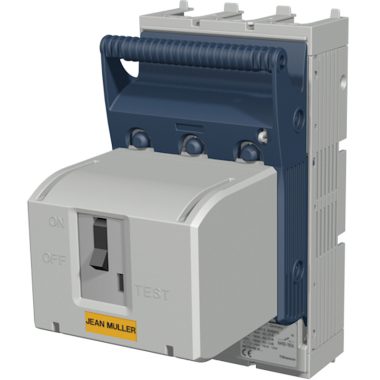 TRACON KETO-00-3/F/AM Szakaszolókapcsoló-biztosító,szerelőlapra, lapos csatlakozó 690VAC, 