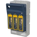   TRACON KETO-00-3/F Vízszintes szakaszolókapcsoló-biztosító, szerelőlapra, 3P AC 400V, 160A, 100 kA; AC 690V, 100A, 50 kA; 3P, NH00, M8