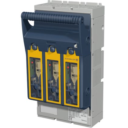 TRACON KETO-00-3/F Vízszintes szakaszolókapcsoló-biztosító, szerelőlapra, 3P AC 400V, 160A