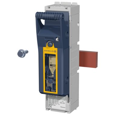 TRACON KETO-1-1/AOU/F Szakaszolókapcsoló-biztosító,gyűjtősínre, lapos csatlakozó 690VAC, 440VDC, 250A, 1P, NH1