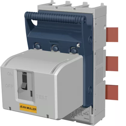   TRACON KETO-2-3/60AOUR300AM Szakaszolókapcsoló-biztosító,gyűjtősínre, keretes kapocs 690VAC, 440VDC, 400A, 3P, NH2