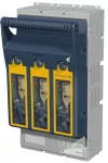 TRACON KETO-2-3/F Vízszintes szakaszolókapcsoló-biztosító, szerelőlapra, 3P AC 400V, 400A, 100kA; AC 690V, 315A, 50kA; 3P, NH2, M10