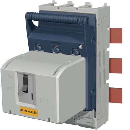   TRACON KETO-3-3/60AOUR300AM Szakaszolókapcsoló-biztosító,gyűjtősínre, keretes kapocs 690VAC, 440VDC, 630A, 3P, NH3