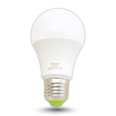 TRACON LA6010NW Gömb burájú LED fényforrás 230 V, 50 Hz, 10 W, 4000 K, E27, 935 lm, 200°, 