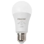   TRACON LA6015W Gömb búrájú LED fényforrás 230 VAC, 15 W, 3000 K, E27, 1620 lm, 200°, A60, EEI=F