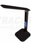 TRACON LALD4WB LED asztali lámpa, szab. fényerő és színhőm., LCD kijelző 100-240 V, 50 Hz, 4 W, 2700-6000 K