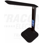   TRACON LALD4WB LED asztali lámpa, szab. fényerő és színhőm., LCD kijelző 100-240 V, 50 Hz, 4 W, 2700-6000 K