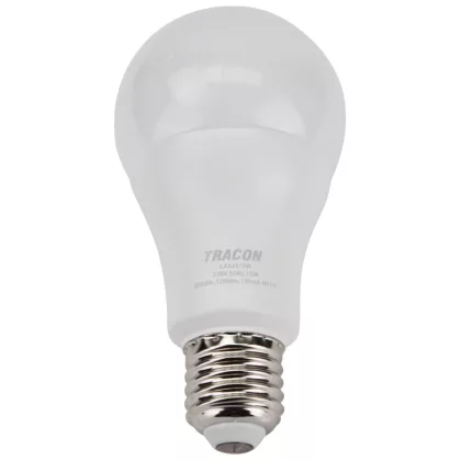   TRACON LAS6515NW Gömb burájú LED fényforrás SAMSUNG chippel 230V,50Hz,15W,4000K,E27,1520 lm,200°,A65,SAMSUNG chip, EEI=F