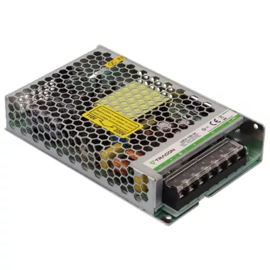 TRACON LDCV-150-24 Fém házas LED meghajtó 90-264VAC/24VDC,150W,0-6,5A, IP20