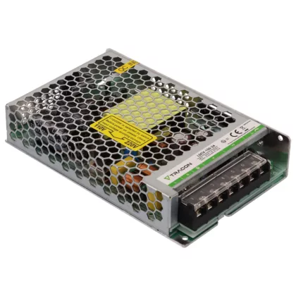   TRACON LDCV-150-24 Fém házas LED meghajtó 90-264VAC/24VDC,150W,0-6,5A, IP20