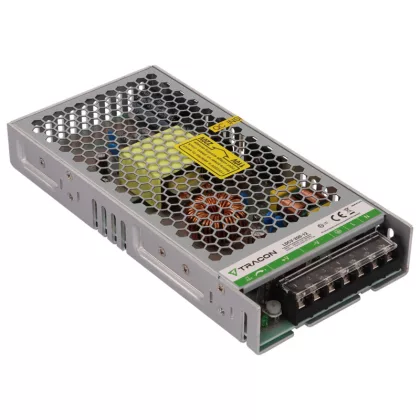   TRACON LDCV-200-12 Fém házas LED meghajtó 90-264VAC/12VDC,200W,0-17A, IP20