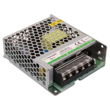 TRACON LDCV-50-12 Fém házas LED meghajtó 90-264VAC/12VDC,50W,0-4,2A, IP20