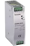 TRACON LDCVDIN-120-24 DIN sínre szerelhető tápegységszabályozható DC kimenettel 100-240VAC,2,6A/DC24V,5A/120W